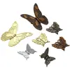 Manija moderna de lujo ligero estilo chino de mariposa simulada de aleación de zinc para instalación en puertas de sala de estar, dormitorio, cajones, gabinetes y alacenas