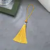 Borla de Cuentas Linglong de 8 cm Nudo Chino de Poliéster Colgante para Disfraz Hanfu Colgante de Metal Marcador de Libros Colgante Pequeño