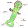 Nuevo Juguete Verde de Cocodrilo para Perro Mascota de Amazon Tira y Afloja Elástico Doble Anillo Educativo Sonido Interactivo Resistente a Mordidas Juguete para Perro