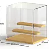 Vitrina Bubble Mart, caja apilable para exhibición, caja ciega, contenedor de almacenamiento para modelos Lego, caja hecha a mano