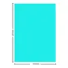 Papel de Etiqueta Autoadesiva Colorido A4 em Branco Impermeável PVC Papel Sintético Resistente a Rasgos Impressão a Laser PP Adesivo