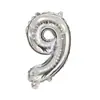 Globos de Aluminio con Números Grandes Versión Americana de 40 pulgadas para Decoración de Fiesta de Cumpleaños Globos de Aluminio con Números