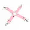 Juguetes Sexuales Sm, Esposas, Grilletes para Pies, Hebillas Cruzadas, Set de Bondage, Entrenamiento y Castigo para Parejas, Productos Alternativos para Adultos
