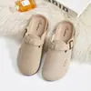 Sapatos Birkenstock Originais de Fábrica, Chinelos Fechados, Sapatos Birkenstock de Solado Grosso para Mulheres, Novo Modelo 2025, Meio Chinelos Fechados, Sandálias Femininas