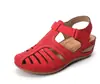 Nuevas Sandalias de Cuña con Plataforma de Suela Gruesa para Mujer de Comercio Exterior, Sandalias de Cuña con Plataforma de Suela Gruesa de Punta Abierta para Mujer de Talla Grande Transfronterizas