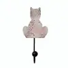 Gancho Simples Pequeno de Pendurar Estilo Country Americano Artesanato em Madeira Multi Criativo Decorações de Parede de Madeira para Casa Gancho de Gato
