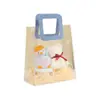 Bolso de mano de pvc personalizado ins alta gama bolsa de plástico transparente bolsa de regalo para acompañante de boda bolsa de regalo de cumpleaños