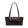 Bolso de hombro de nicho de alta gama para mujer 2025 nuevo de moda simple versátil bolso de axila para el trabajo bolso de mano pequeño