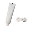 Tubo de Pasta de Dientes en Blanco Personalizado Empaque de Plástico Tapa Abatible Blanco Tubo de Plástico Aluminio Pequeña Capacidad Hotel Desechable Manguera de Pasta de Dientes