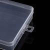 Caixa de peças de hardware caixa de plástico transparente pp caixa retangular caixa de organização de joias caixa de armazenamento caixa de classificação de equipamento de pesca atacado