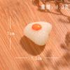Festival del Bote del Dragón Simulación Pequeños Zongzi Jardinería de Micro Paisaje Resina Pequeños Adornos Miniatura Zongzi Pelado Sopa de Frijol Rojo Adornos