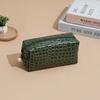 Bolsa de cosméticos de PU con patrón de piedra brillante transfronteriza, bolsa de almacenamiento de cosméticos de alto valor con estampado dorado, en stock, venta al por mayor