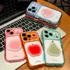 Funda de teléfono instantánea de gelatina de frutas adecuada para Apple 17 y iPhone 16 Pro Max, funda arcoíris en colores de caramelo