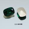 Taladro de uñas Dongzhou de 8 x 6 mm, pequeño cojín K9, taladro de punta inferior, accesorios de joyería para bricolaje, taladro de uñas de ángulo redondo cuadrado largo, súper flash