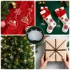 Acrílico Transparente Liso Decorações de Natal Penduradas Suprimentos Enfeites Festival Ano Novo Tags Personalizados