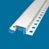 Canaleta de Proceso de Varias Formas en Forma de U Alambre de Modelado de Plástico PVC Borde de Techo de Pladur Partición Ranura de Varias Formas