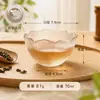 Taza de té de cristal creativa con textura transparente, taza para degustación de té, juego de té Kung Fu, taza de té pequeña para uso doméstico, taza de maestro, directamente del fabricante