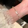 Pulseira de Lua com Zircônia Moda Simples Tipo Ajustável Verão Nova Exquisita Versátil Pulseira Pequena Fresca Acessórios para Mão Atacado