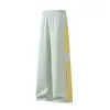 Pantalones deportivos holgados de pierna ancha con tres rayas estilo americano para estudiantes adolescentes, nuevos pantalones casuales holgados de otoño e invierno para hombres y mujeres