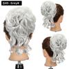 Peruca Coque de Cabelo Longo de Fibra Sintética Transfronteiriça para Mulheres, Estilo Europeu e Americano, Cacheado Seda de Alta Temperatura Estilo Ninho Peruca Atacado