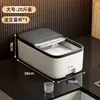 Contenedor de arroz sellado a prueba de humedad para el hogar, caja de almacenamiento de arroz de grado alimenticio, caja de almacenamiento de cocina de gran capacidad, recipiente medidor de arroz, a prueba de insectos