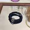 Lazo de Satén con Racimo de Cristal de Lujo Ligero para Mujer Alta Elasticidad No Daña el Cabello Duradero Versátil para el Uso Diario Temperamento Sensación de Gama Alta Cuerda para el Cabello Accesorios para el Cabello
