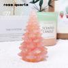 Árbol de Navidad de Cristal Natural Árbol de la Suerte Grava de Cristal de Colores Pegamento Decoración Navideña Decoración de Regalo Adornos