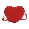 Bolso pequeño de estilo coreano, sencillo, estilo occidental, de color liso, para mujer, novedad de verano 2024, bolso bandolera de calidad, bolso de amor para mujer.