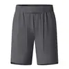 Nuevos Shorts de Hielo de Seda para Hombre para Exteriores Verano Secado Rápido Cintura Elástica Viaje Diario Casual Deportes Transpirables Correr Pantalones Cortos Bermuda