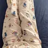 Talla grande 150.00 kg Usando Pantalones de Pijama de Oso de Dibujos Animados Pantalones de Mujer Primavera y Otoño Pantalones de Pijama para el Hogar Pantalones Lindos de Internet