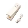 Mini Selladora Portátil Recargable Pequeña para Empaque Doméstico Clip Sellador de Bolsa de Snacks Presionado a Mano