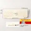 Bandeja de Gotejamento para Torneira de Pia Silicone de Grau Alimentício Tapete à Prova de Salpicos Pia de Cozinha Corte Inclinado à Prova de Vazamento Antiderrapante