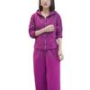 Conjunto de Duas Peças com Top Design e Calça Wide Leg de Cintura Alta, Popular Este Ano, Conjunto Esportivo Cor Pitaya Super Bonito, Moderno