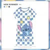 Pijama Feminino Verão Manga Curta Fino Desenho Animado Pequeno Fresco Fofo Estilo Ins Solto Camisola Doce Estudante Roupas de Casa