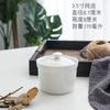 Tazón Nido de Pájaro Olla de Cerámica para Estofado Olla a Prueba de Agua para Estofado Taza para Huevo al Vapor Casera Taza para Sopa Olla para Estofado Hotel Restaurante Olla Blanca para Estofado Shaxian