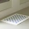 Bestseller transfronterizo: alfombra de flocking a rayas simple para sala de estar, sofá, baño y inodoro, tapete absorbente para piso