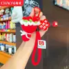 Producto Terminado de Ganchillo Hecho a Mano, Llavero de Ramo de Flores de Hilo, Flor de Rosa Creativa Flor Artificial Colgante para Bolsa, Regalo para el Día del Maestro