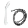 Irrigador Anal y Vaginal para Hombres y Mujeres con Cabezal Curvo y Siete Agujeros para Descarga de Agua, Dispositivo de Limpieza Vaginal, Productos para Adultos