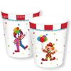 Mm005 Set de Fiesta Carnaval Cumpleaños Hb Bandera Banner 8 Personas Set de 4 Piezas Plato de Papel Vaso de Papel de Seda