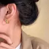 Pendientes de Aro Grandes Clásicos Elegantes para Mujer, Pendientes Retro de Alta Gama, Pendientes de Aro Únicos Exagerados, Círculos de Aleación de Titanio