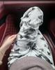 Calça de Seda Gelo Estampa Borboleta Perna Larga Verão Fina Novo Estilo Chinês Estilo Nacional Calça Feminina Casual Proteção Solar Calça Vertical