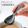 Cuchara de café de acero inoxidable 304 cuchara para polvo con báscula cuchara medidora 30ml15ml herramientas de repostería cuchara medidora de granos de café