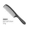 Peine Tony de Fibra de Carbono Negra para Cortar el Cabello con Mango Peine Negro Antiestático para el Cabello Mango de Peine para Cortar el Cabello Peine para el Cabello