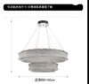 Lustre de Cristal de Luxo Leve Italiano para Sala de Estar Simples de Alto Padrão para Villa Sala de Jantar Quarto Hall Lâmpada Principal 2024 Novo