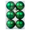 Amazon Transfronteiriça Nova Bola de Natal 6cm Formato Especial Pintada Plástico Galvanizado Conjunto de Bolas Caixa de PVC Decoração