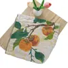 Toalla de Gasa de Algodón Puro, Toalla Facial Infantil de Cuatro Capas 100% Algodón Estilo Pastoral, Toalla de Mano para Colgar en la Cocina, Exportación al por Mayor