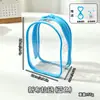 Nova bolsa de armazenamento transparente, 15cm, perfeita para carregar uma boneca de bebê ao sair; Bolsa transversal transparente de PVC, ideal para guardar e exibir bonecas de algodão
