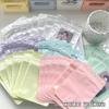 Color Macarrón Bolsillo Plano Transparente PVC Portatarjetas Estrella Bolsa Protectora Empaque de Regalo para Joyería Bolsa Sellada