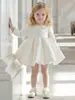 Vestido de dama de honor de longitud hasta la rodilla de Comercio Exterior, Elegante y Divertido Vestido Formal Infantil, Vestido Estilo Princesa de Moda Transfronteriza