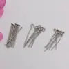 Agulha de Nove Pinos Banhada a Ouro 14K, Pino T, Pino com Bola, Agulha de Miçangas Artesanal DIY, Materiais para Acessórios de Joias, Joias Banhadas a Ouro Real
